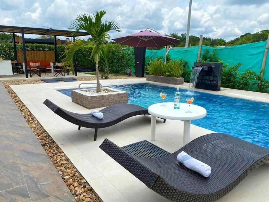 Casa Palma Roja Boutique , Piscina Privada Βίλα Carmen de Apicalá Εξωτερικό φωτογραφία